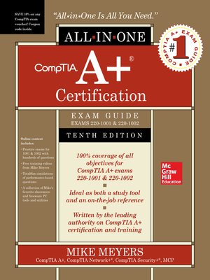 cover image of CompTIA A+ Certification All-in-One Exam Guide (Exams 220-1001 & 220-1002)